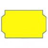 Taśma do metkownic – etykieta do metkownic 26x16 żółta fluor (fala)